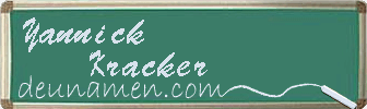 Yannick Kracker Visitenkarte